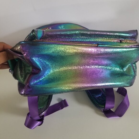 Disney Raya and The Last Dragan Rainbow Iridescent Girls Fairycore Backpack - Picture 3 of 13